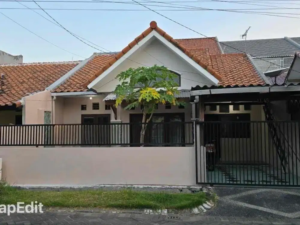 Murah Rumah 1 Lantai Lebar 9 di Babatan Pratama, Surabaya Barat