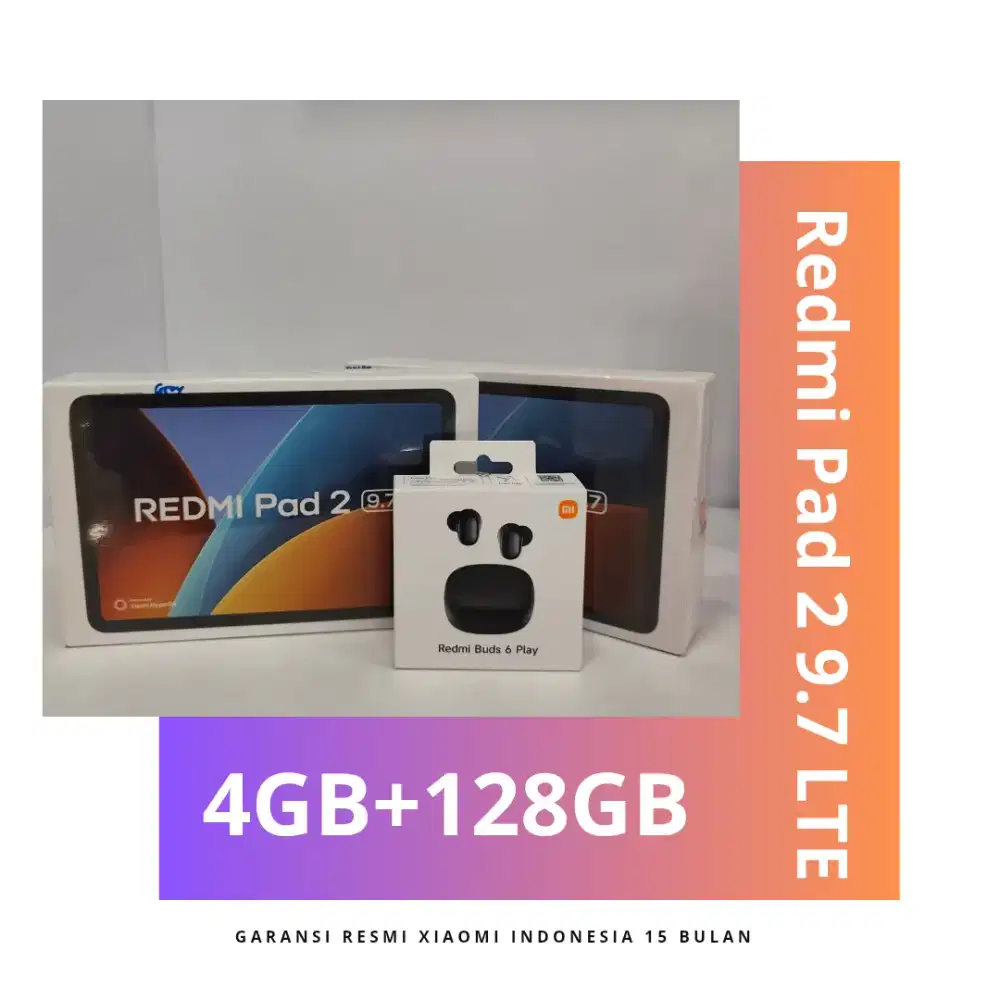 Redmi Pad 2 9.7 LTE Garansi Resmi Indonesia