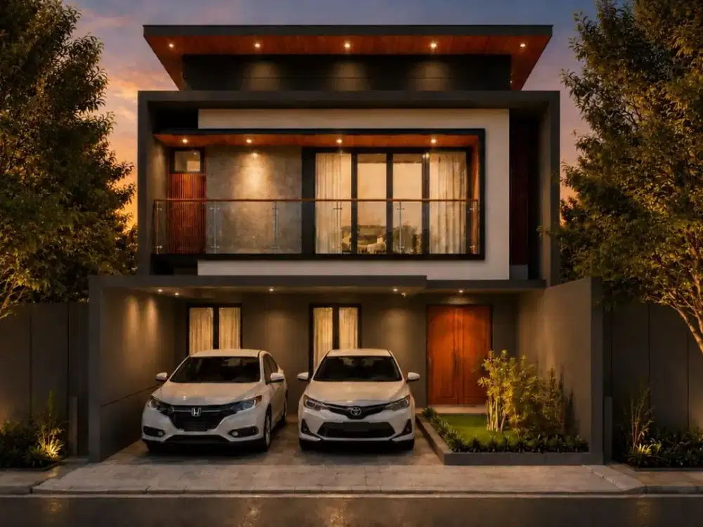 Dijual Rumah Modern Brand New Kelapa Nias 2,5 Lantai di Kelapa Gading Jakarta Utara