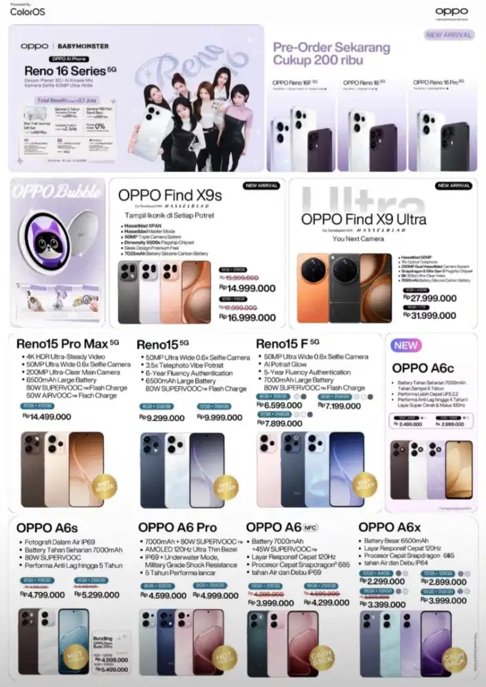 Promo cicilan Oppo pakai AVANTO paylater