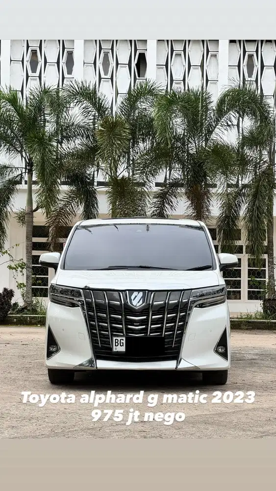 Toyota Alphard G Matic 2023/ 2024, no 2022, 2021