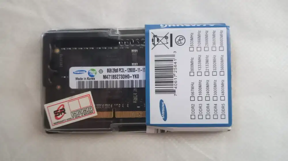 SODIM SAMSUNG DDR3L 8 GB - 12800