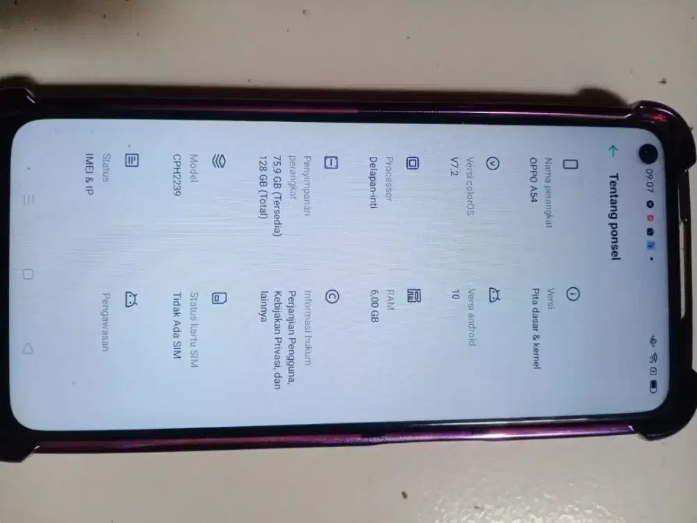 Jual hp Oppo a54