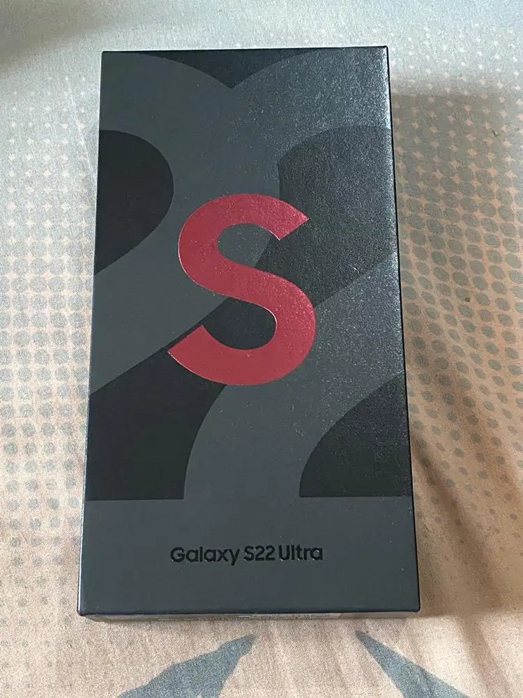 box samsung galaxy s22 ultra burgundy 256gb