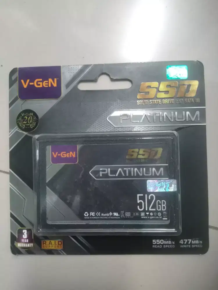 Platinum V-GEN 512GB, masih di segel blm di pake Rp 1,5 nego