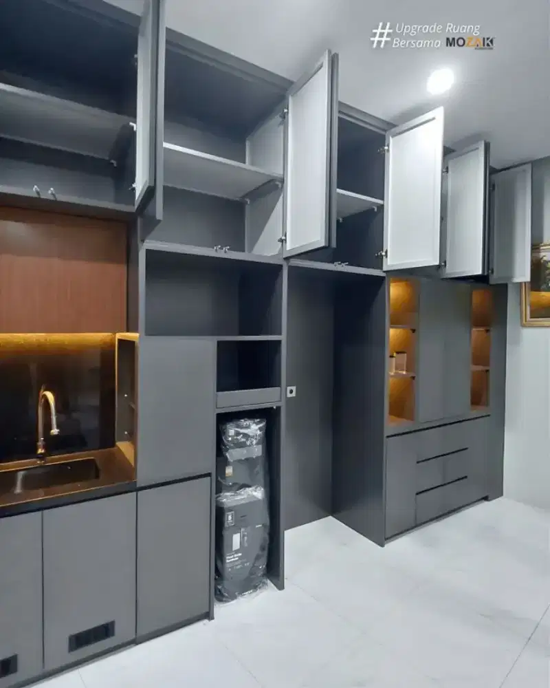 CUSTOM KITCHEN SET MINIMALIS WARDROBE BEDROOM SET BEDROP TV