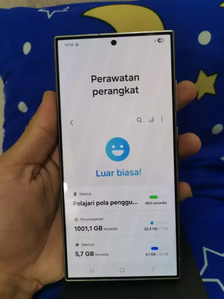 Samsung s24 ultra 12/1tb
Fulset
Lecet pemakaian