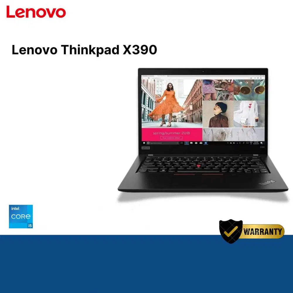 Laptop Spek Tinggi Lenovo X390 Core i5 Touch RAM 16GB SSD 256GB *RRT