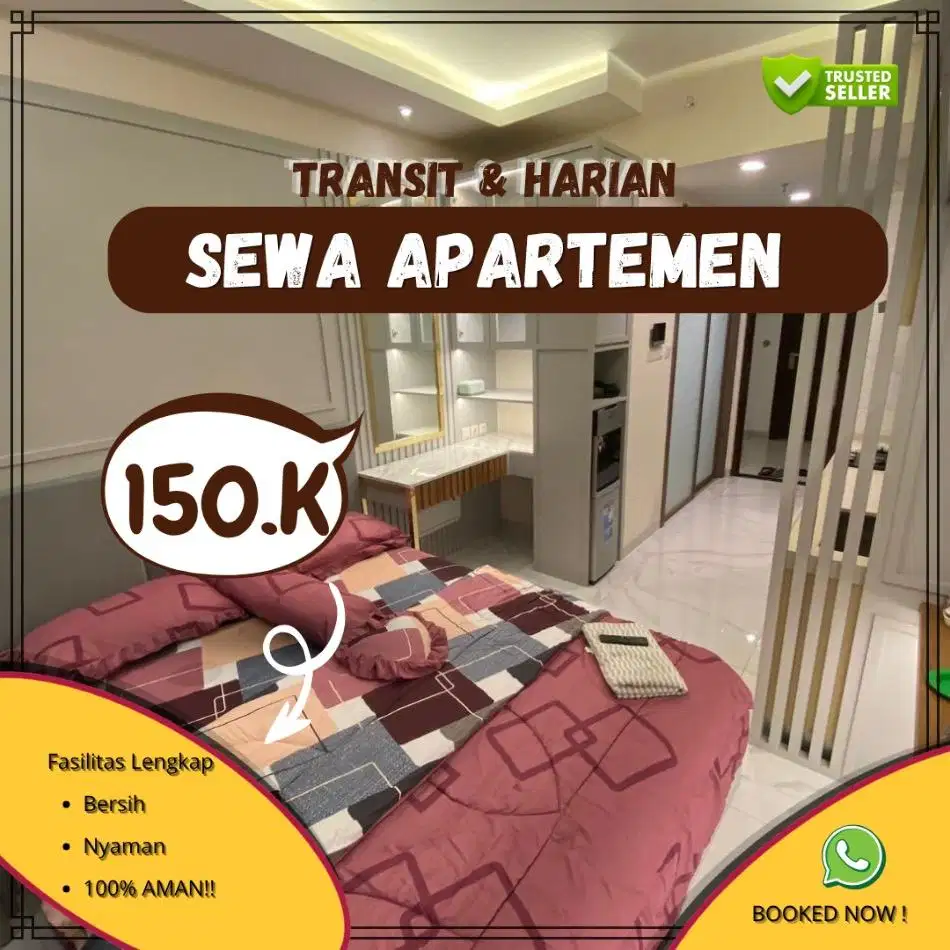 Sewa Apartemen Harian/Transit Bintaro Icon Tangerang Selatan Termurah