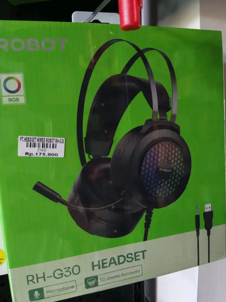 PT.HEADSET WIRED ROBOT RH-G30
