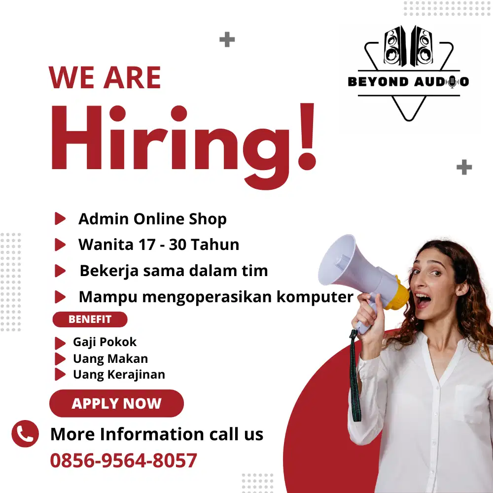 LOWONGAN PEKERJAAN ADMIN ONLINE SHOP