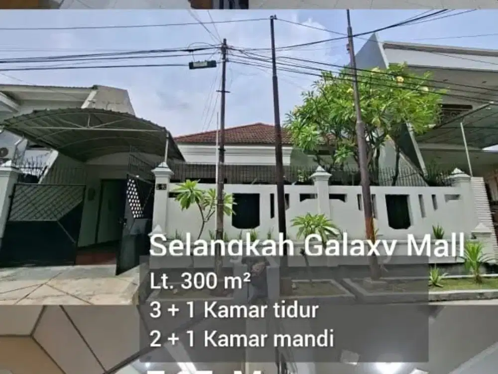 Dijual Rumah Strategis di Dharma Husada Indah, Dkt Galaxy Mall, Sby