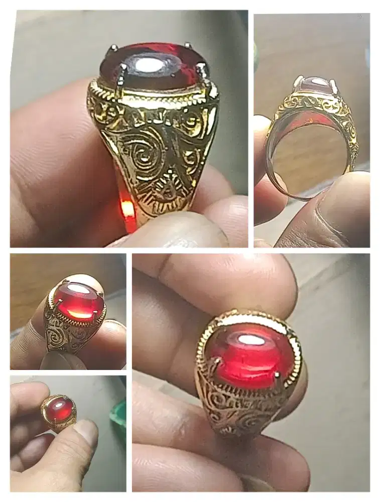Batu akik Merah Siam Bangkok