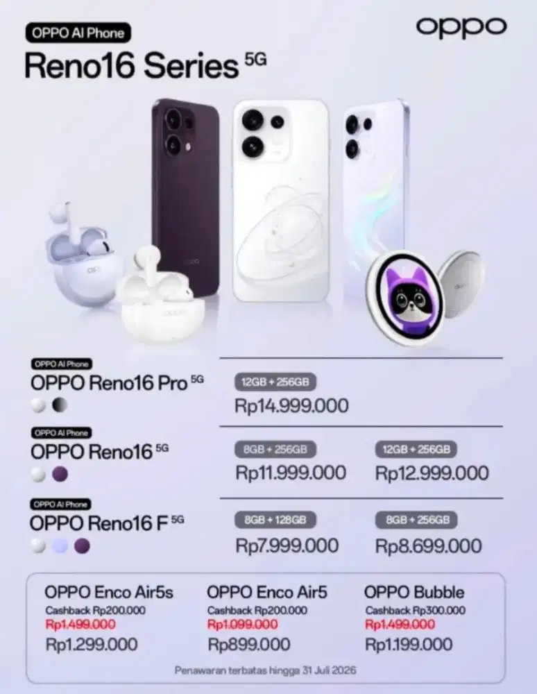 Oppo Reno 16 Serries
