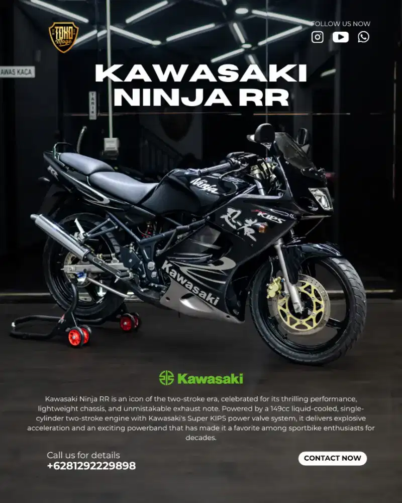 KAWASAKI NINJA RR 150 2011 BLACK ANTIK
