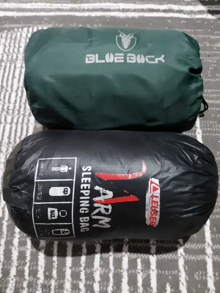 Leuser & Blue Buck Sleeping Bag dan Matras Angin