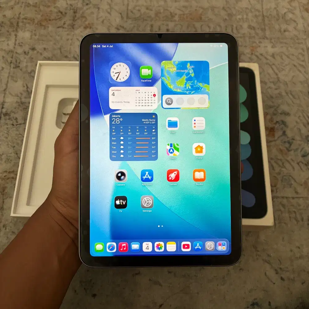 bandung ipad mini 7 A17 pro grey 128gb wifi
