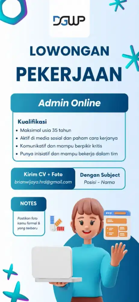 Remote, Admin social media online