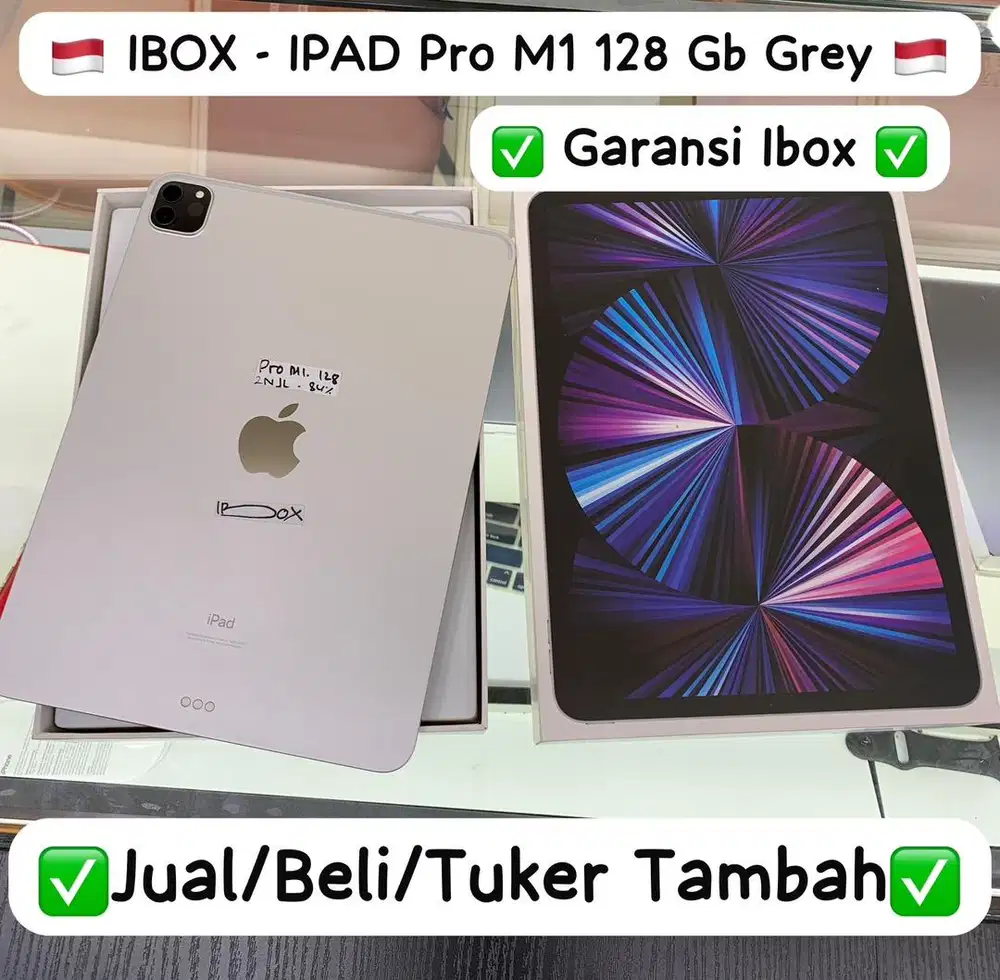 Ipad Pro M1 128 Gb Silver Resmi Ibox