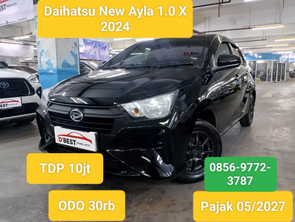 Daihatsu New Ayla 1.0 X Matic 2024