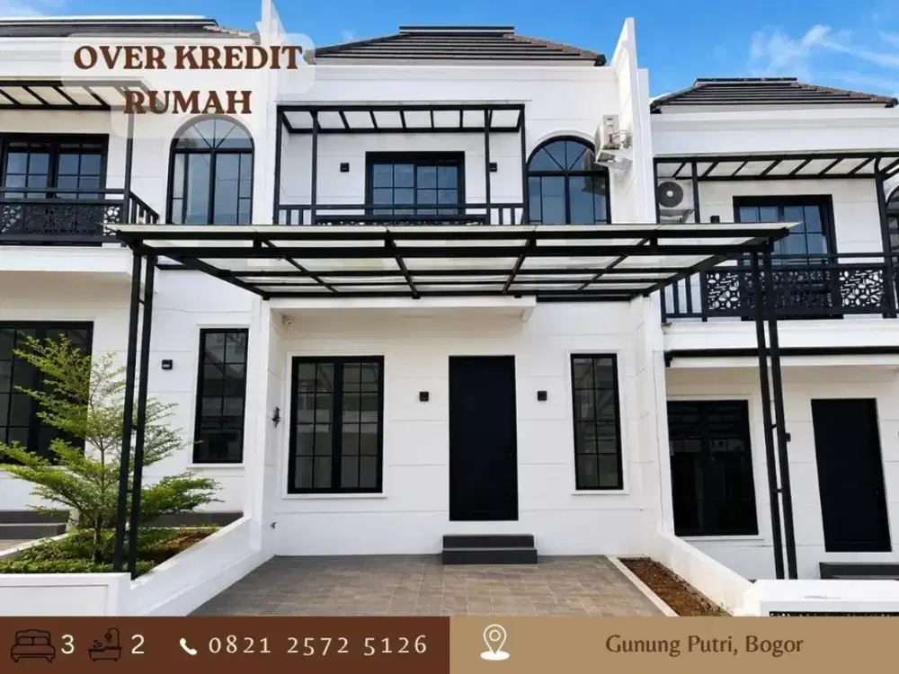 Jual OVER KREDIT Rumah 2LT 95JT nempel Legenda Wisata Cibubur