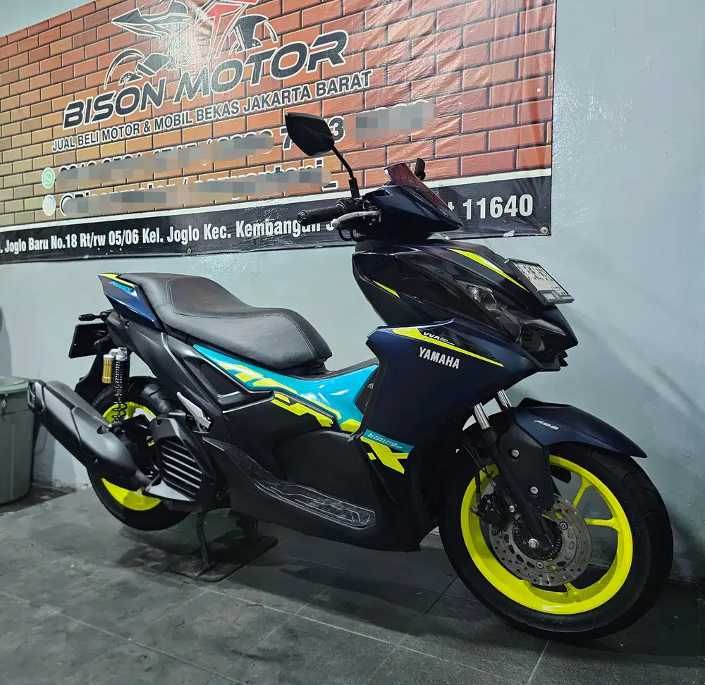 Seperti baru! YAMAHA NEW AEROX ALPHA S ABS 2025 akhir keyless pajak on
