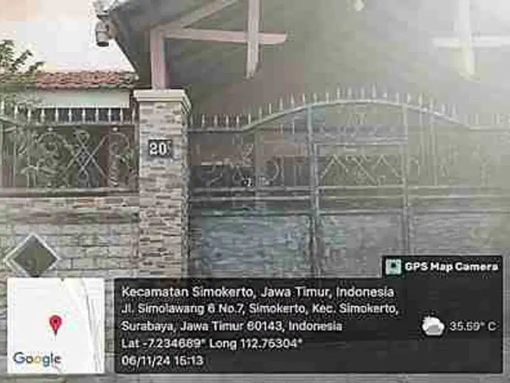 Dijual via lelang rumah di simolawang 6 Surabaya