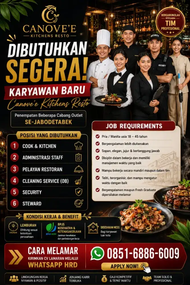 Lowongan Kerja Restoran