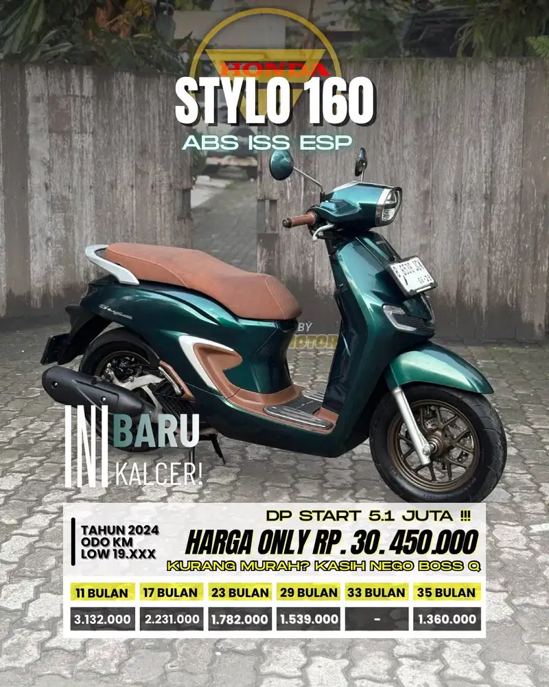 CREDIT DP MULAI 5.1 JUTA !!! HONDA STYLO 160 ABS ISS ESP 2024