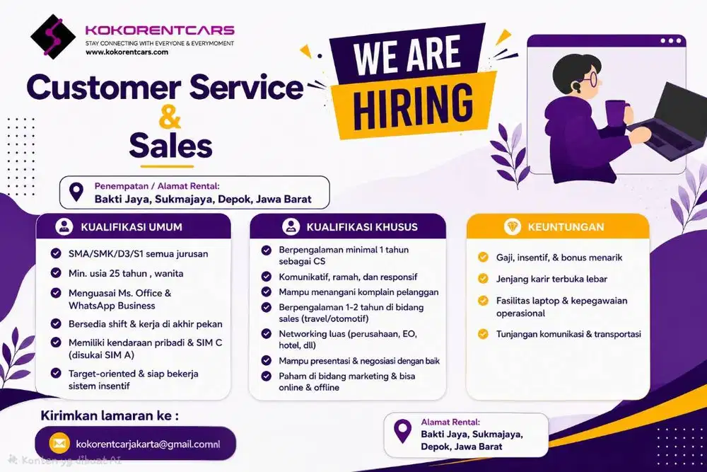CUSTOMER SERVICE & SALES
