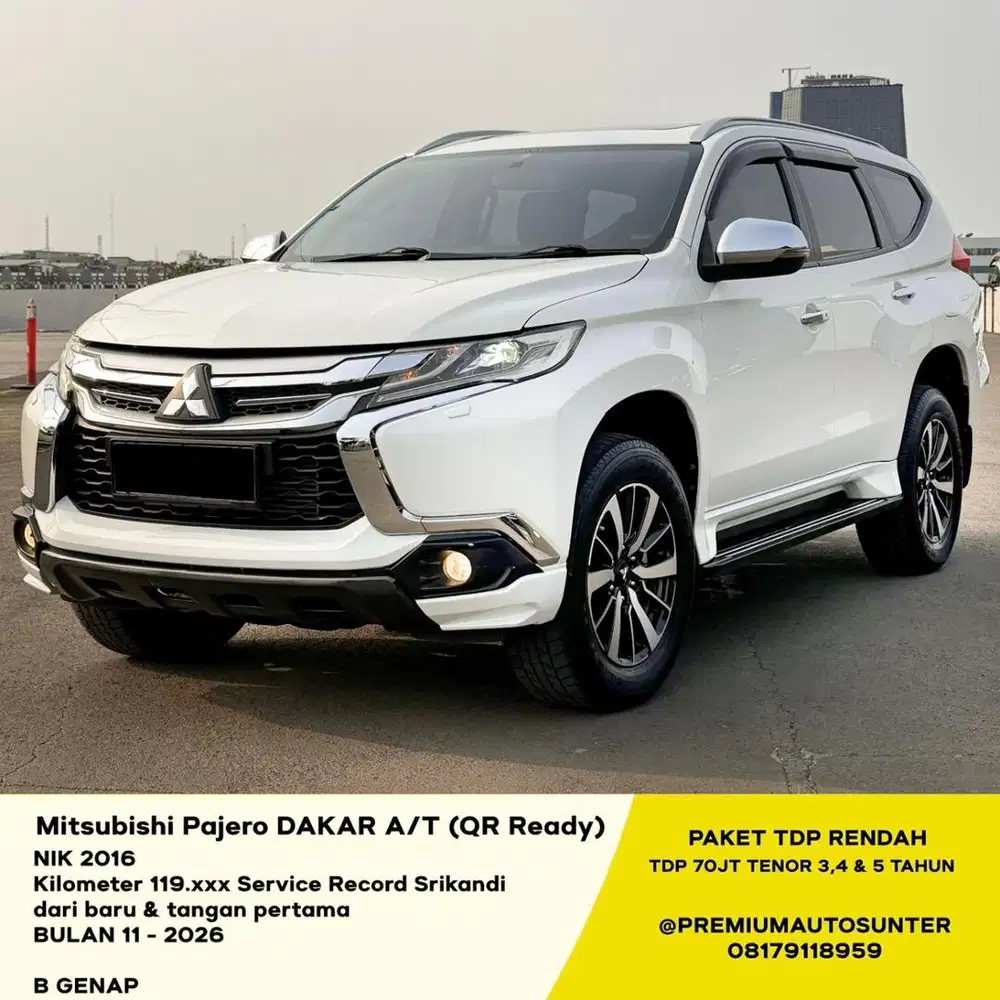 QR ADA 2016 Dakar Pajero Sport 2.5 A/T Mitsubishi 2017 Voxy HRV Innova