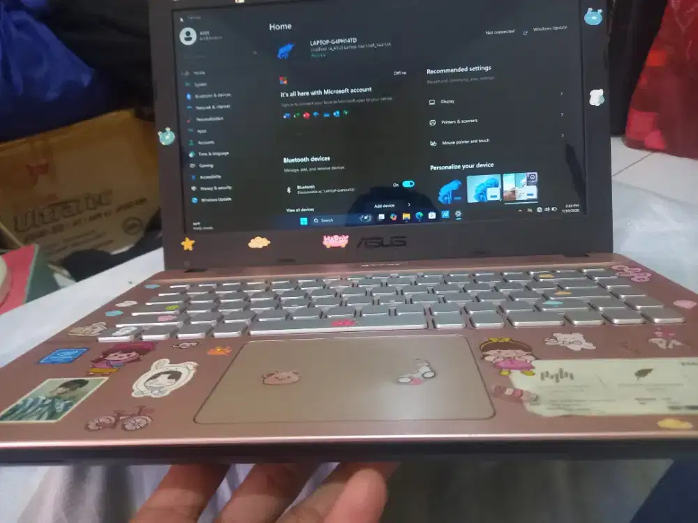 Laptop asus X441M Itel celeron N4020 MEMORY 4 GB HDD 1TB