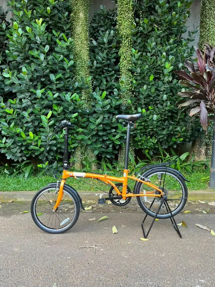 Sepeda Lipat Dahon D6 ORANGE LIKE NEW !!!