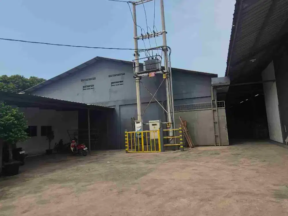 LANGKA - LISTRIK DAYA BESAR. Disewakan Gudang Strategis Salembaran Kosambi, Fasilitas Trafo Khusus & Dekat Tol!