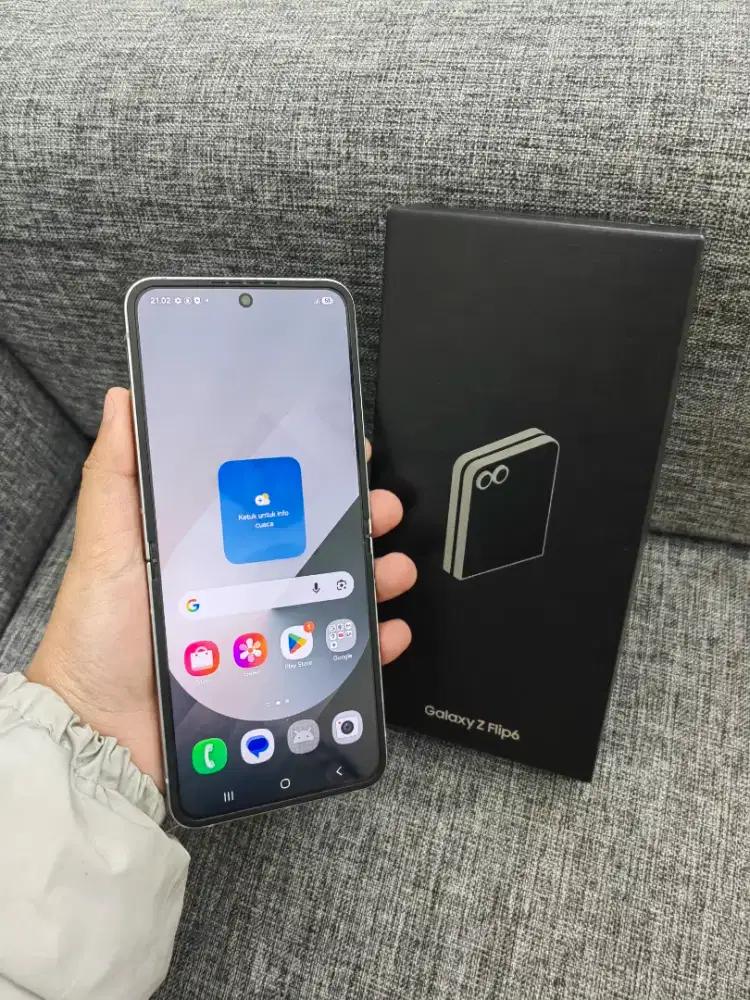 Samsung Z Flip 6 12/512 Fulset ori resmi sein no minus