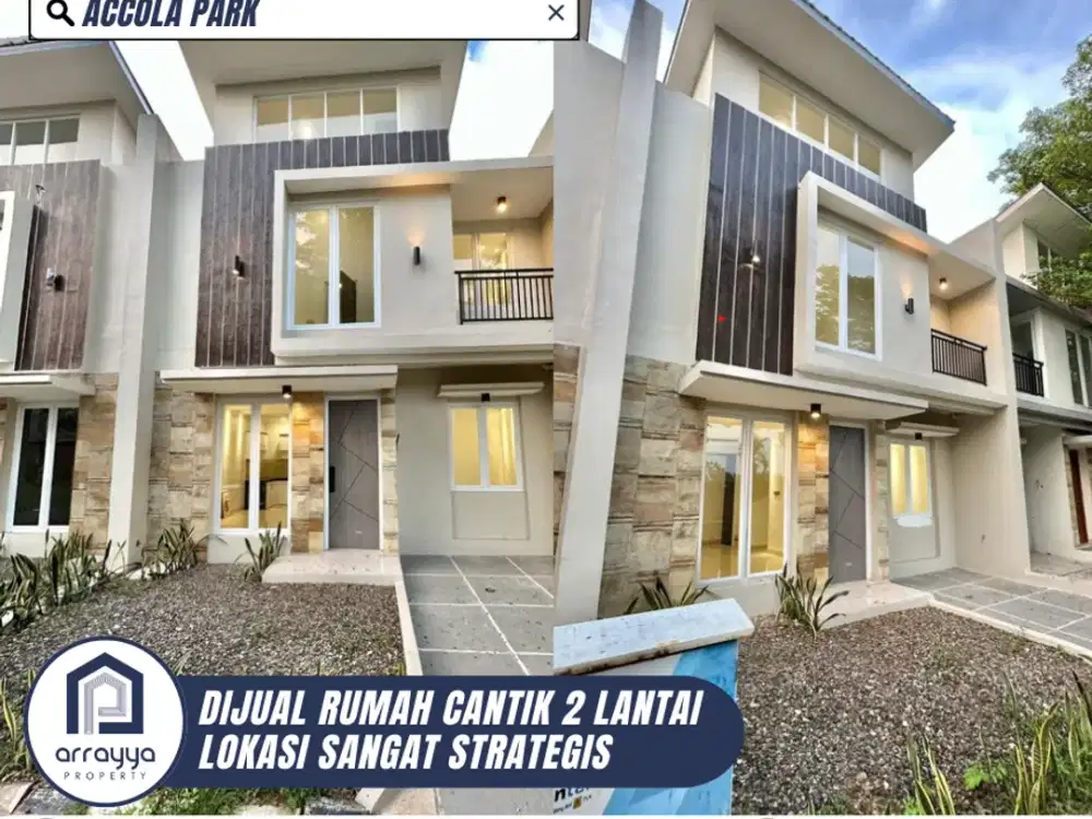 DIJUAL RUMAH CANTIK MODERN ACCOLA PARK (GL71)