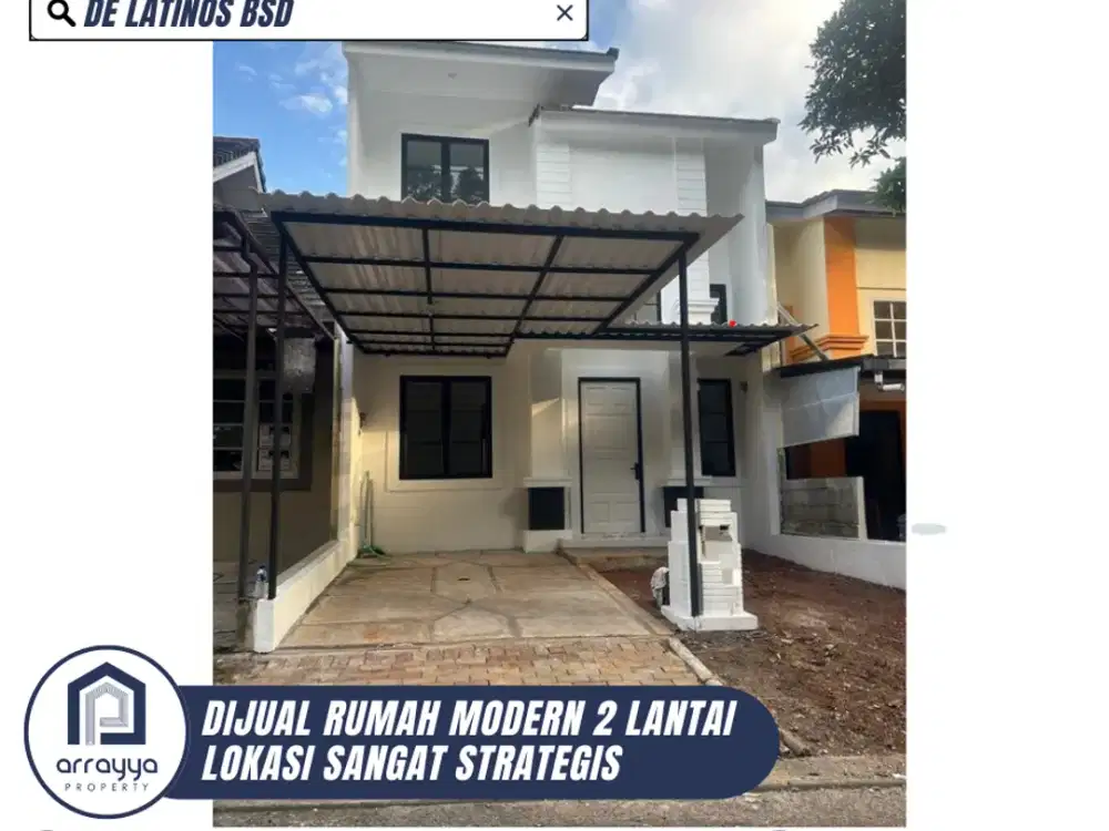 DIJUAL RUMAH MODERN 2 LANTAI DELATINOS (DMB54)