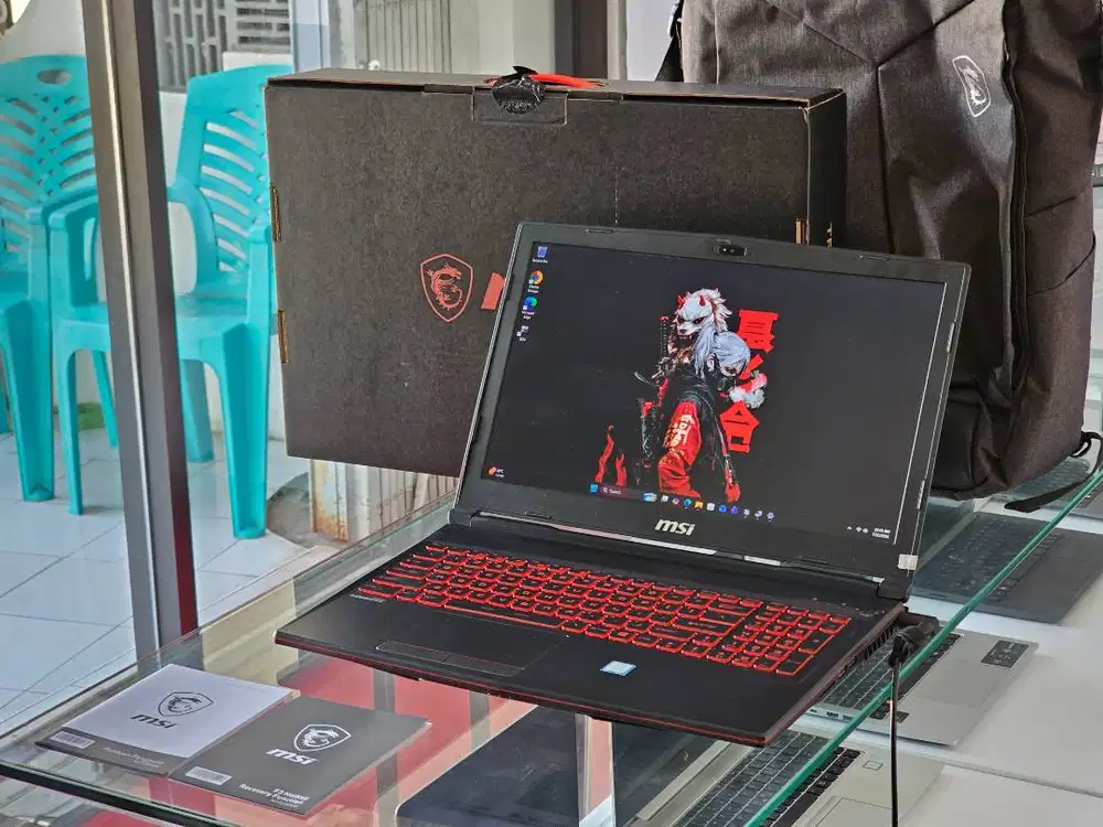 MSI GL63 8SC Intel Core i7 Gen 8 Ram 16 GB SSD 512 GB Nvidia GTX 1650