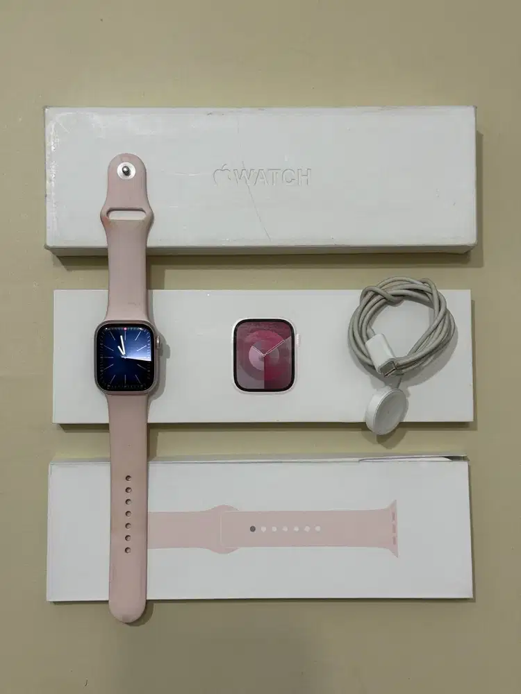 Apple Watch Series 9 41mm - Pink - Resmi Indo