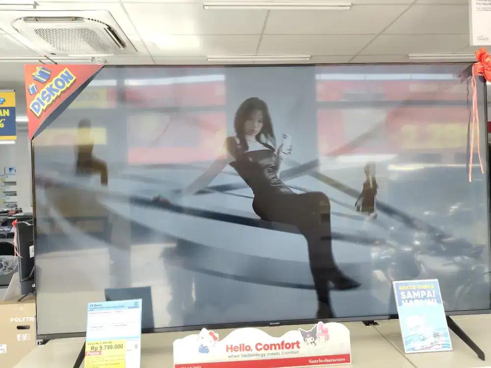 Tv Sharp 65Inch cicilan bunga hingga 0% menggunakan Kredivo