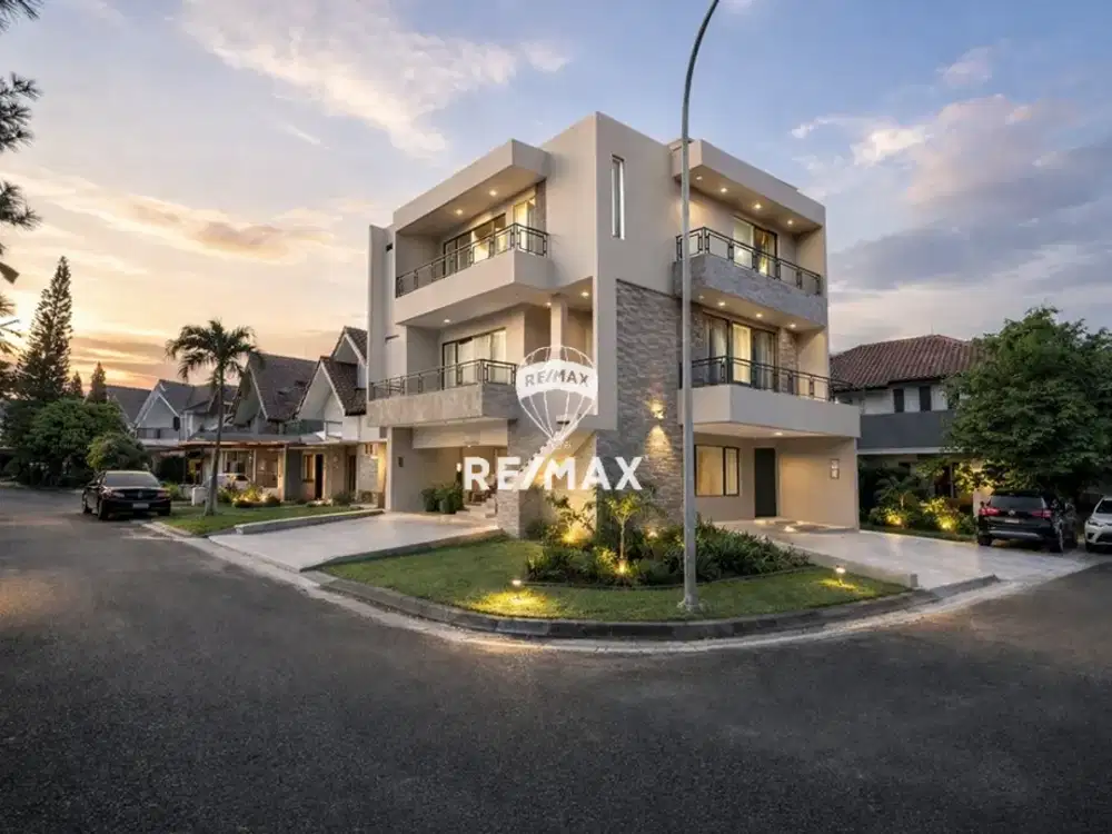 Investasi terbaik! Private pool, rumah Hook 2 lantai terbaik di cluster jelita alam sutera