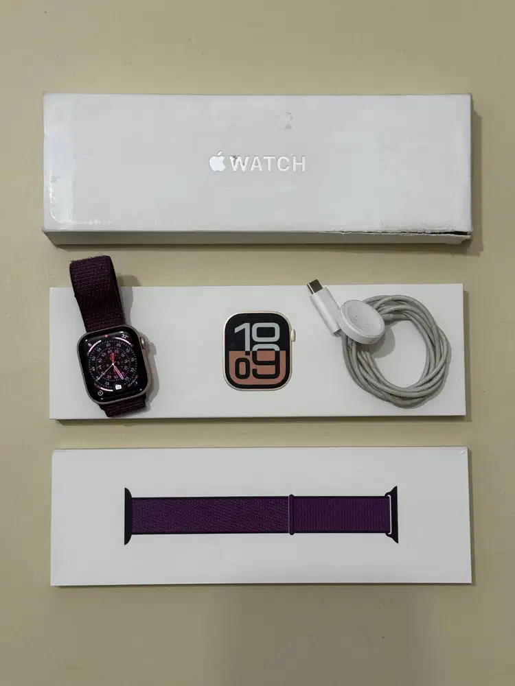 Apple Watch Series 10 42mm - Rose Gold - Resmi Indo
