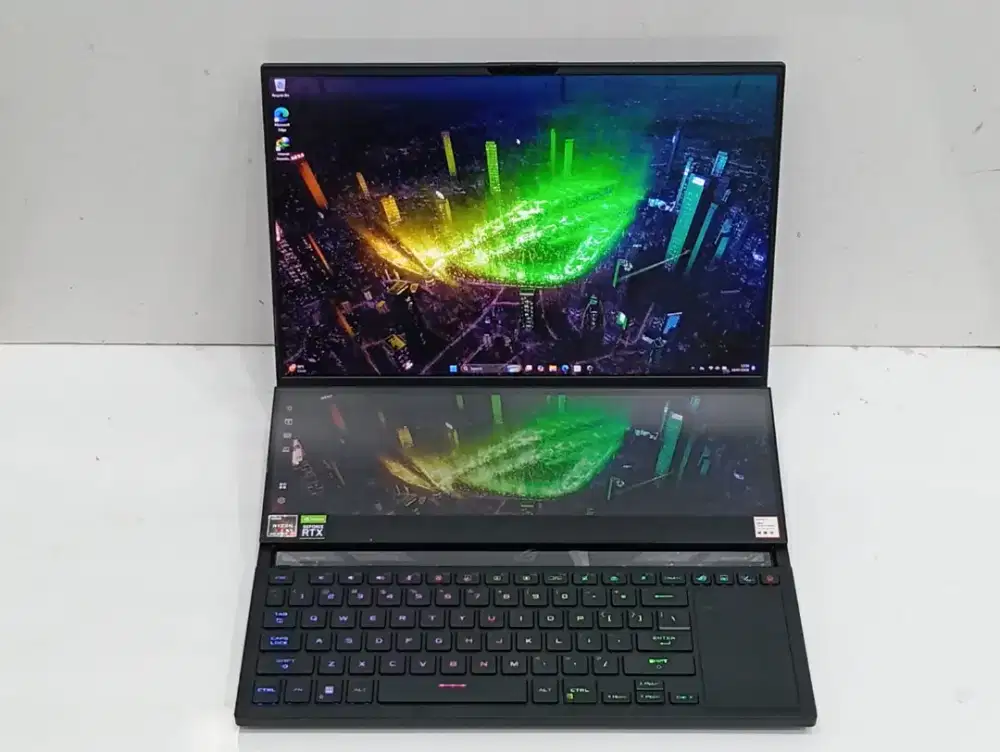 Tiris gahar Asus Rog Zephyrush Duo 16 GX650RX Ryzen 9 ram 32gb Rtx