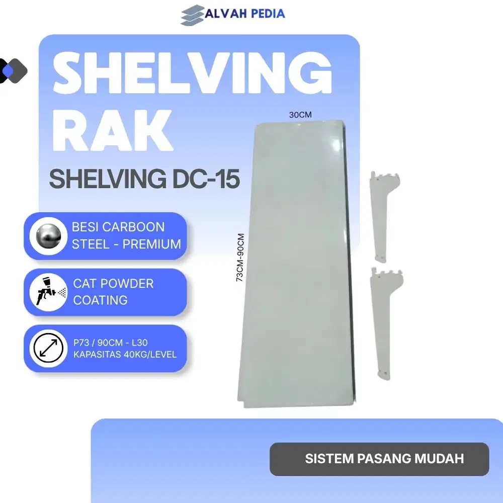 SHELVING ATAS AMBALAN DC15 40KG/LEVEL MINIMARKET