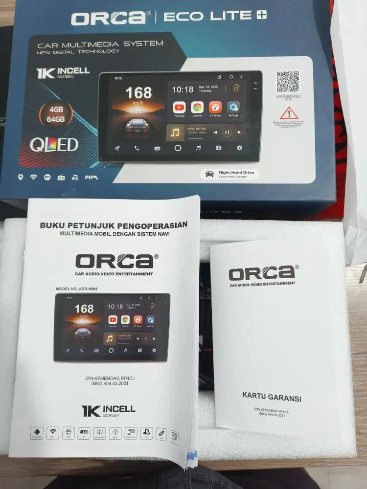 Head Unit Orca Eco Lite 9 RAM 4GB/64GB