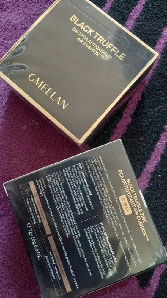 Gmeelan bedak cair, cushion