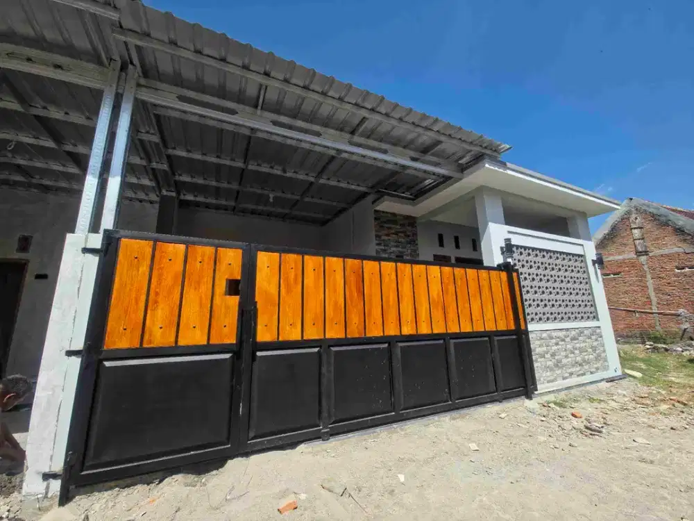 rumah siap huni dekat Gentan dan stasiun gawok lokasi trosemi bangunan modern