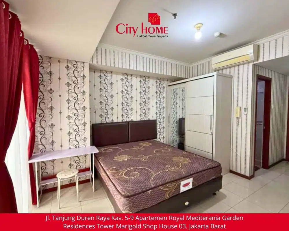 Dijual Apartemen Royal Medit Tanjung Duren Full Furnished Cuma 800 JT