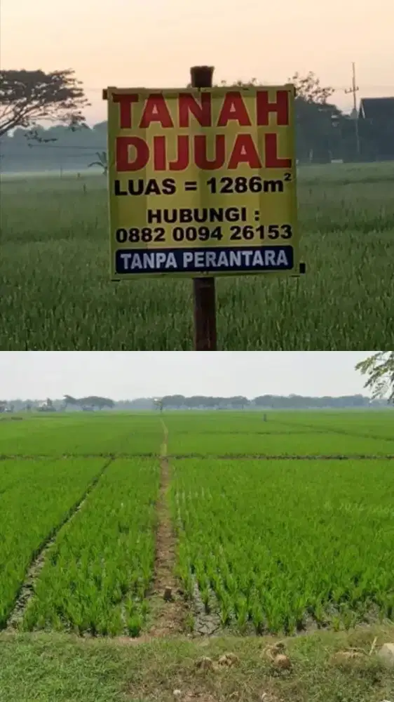 Dijual tanah strategis pinggir jalan raya