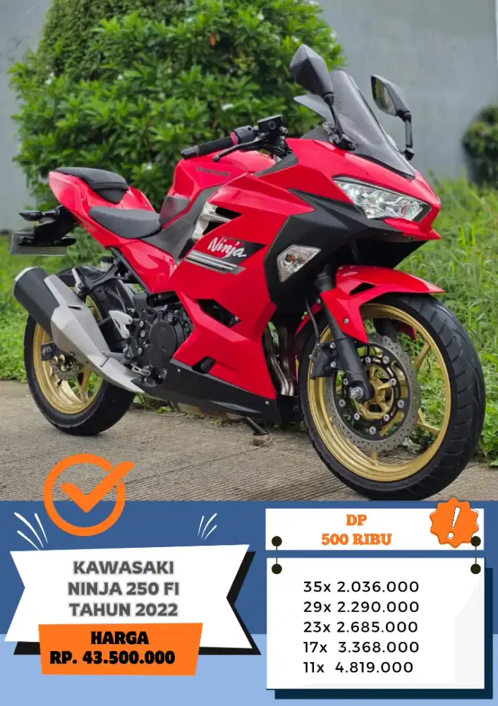 KAWASAKI NINJA 250 FI TAHUN 2022